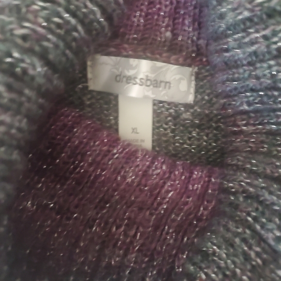 Dressbarn Knitted Turtleneck Sweater sz XL - Picture 2 of 3